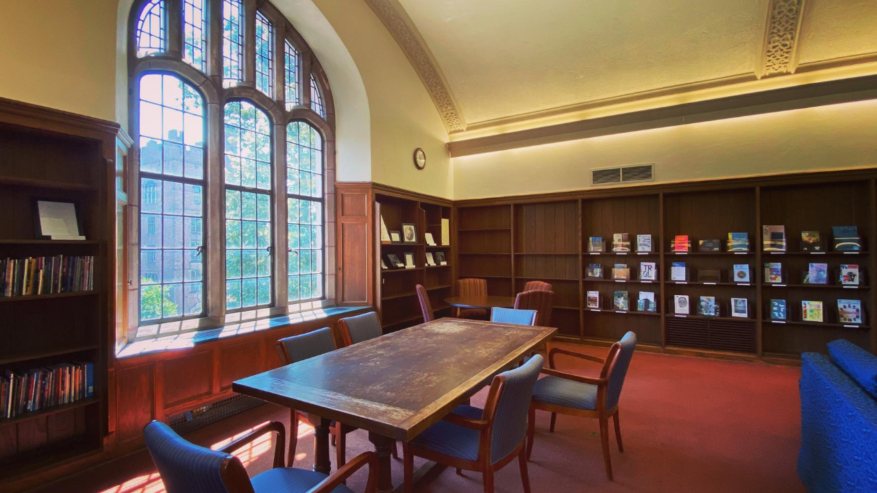 A table in the Stimson Room