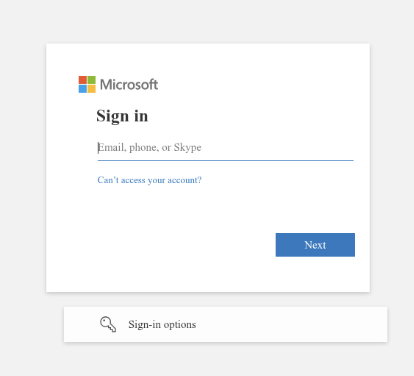 malicious microsoft sign in screen